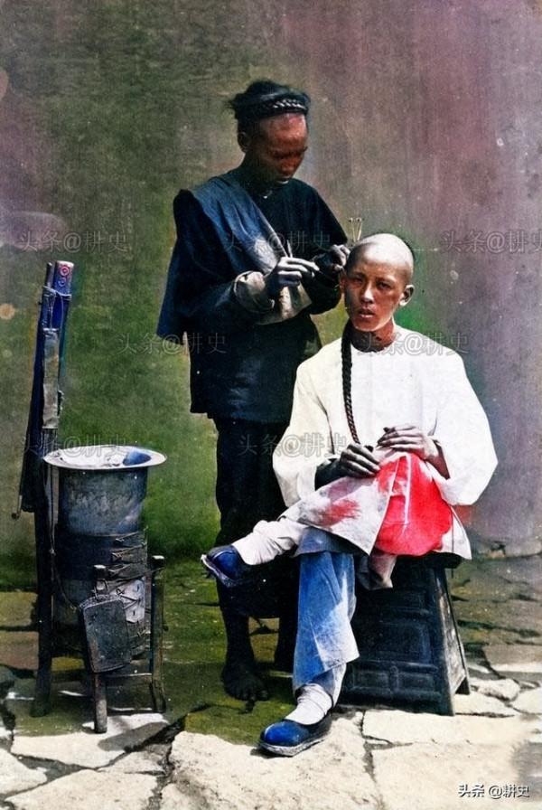 19張晚清老照片，慈禧的泡澡盆，鎖住腳的女犯人，看盡社會百態