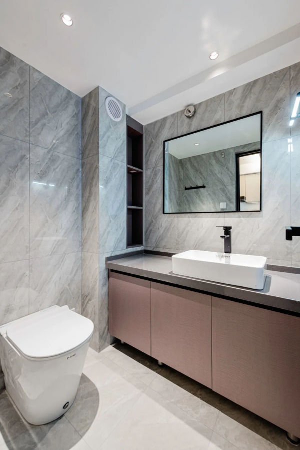 34㎡小家五臟俱全，擠出2室2廳2衛，還有學習休閒區