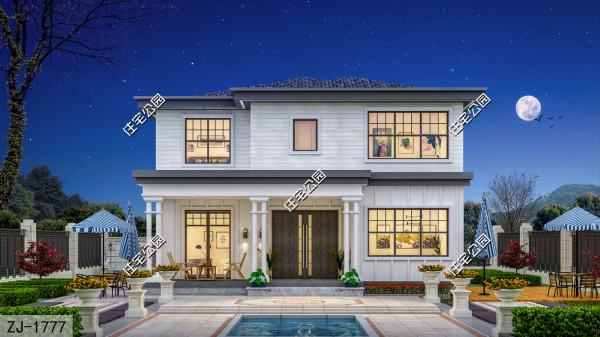 2022年回農村建房，就從這10套圖紙裡面選，顏值高佔地小造價低