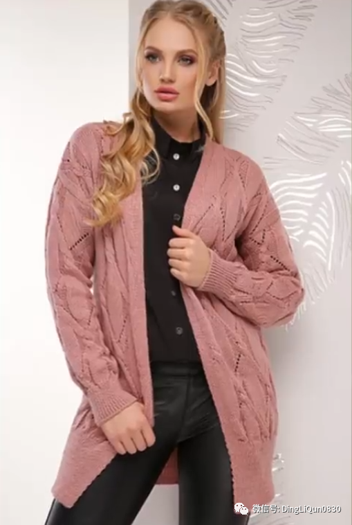 「針織作品」60款時尚流行的中長款開衫（尋找靈感）