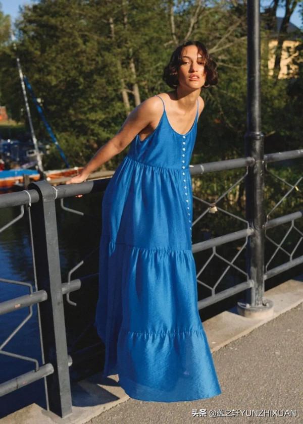 秋冬穿藍色也太好看了吧