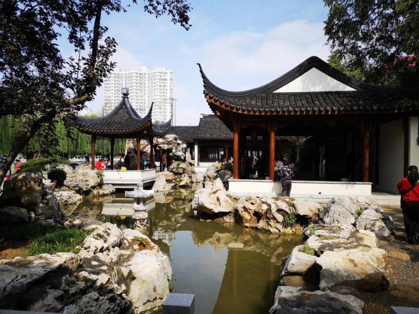 藏在莊裡的蘇式園林景 藏在莊裡的蘇式園林景