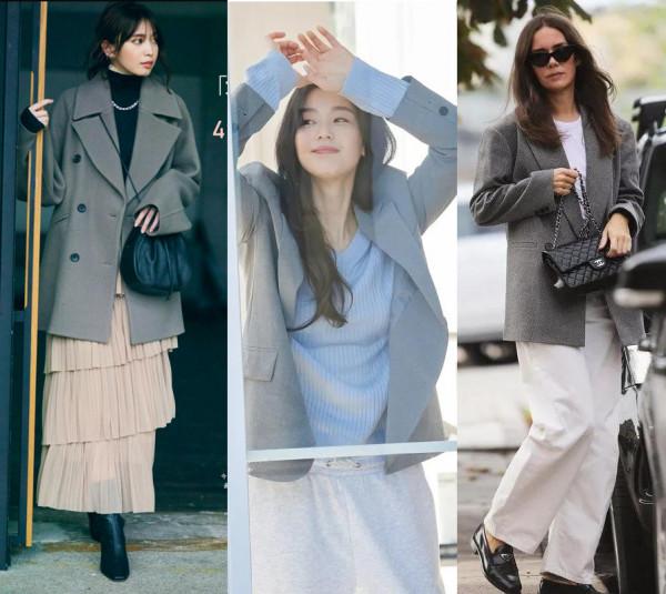 真絕，又被“灰色”的氣質美到了，這些搭配示範值得借鑑