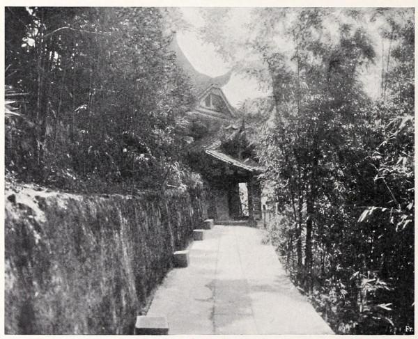 百年前的都江堰二王廟舊影 百年前的都江堰二王廟舊影