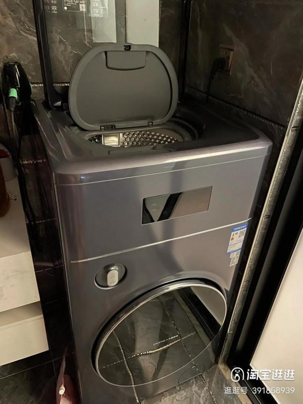 傳統洗衣機過時了！新式&OpenCurlyDoubleQuote;子母&rdquo;洗衣機整潔美觀省空間，太機智了