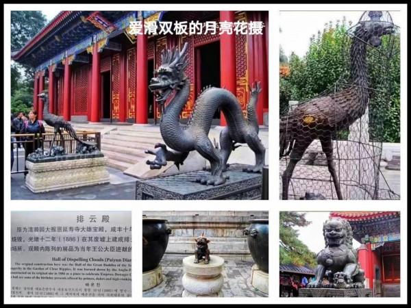 整理那年遊頤和園拍的主要部分看點的老照片