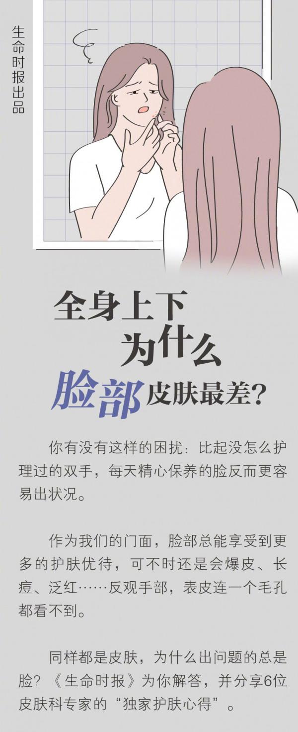 全身上下，為什麼臉部面板最差？