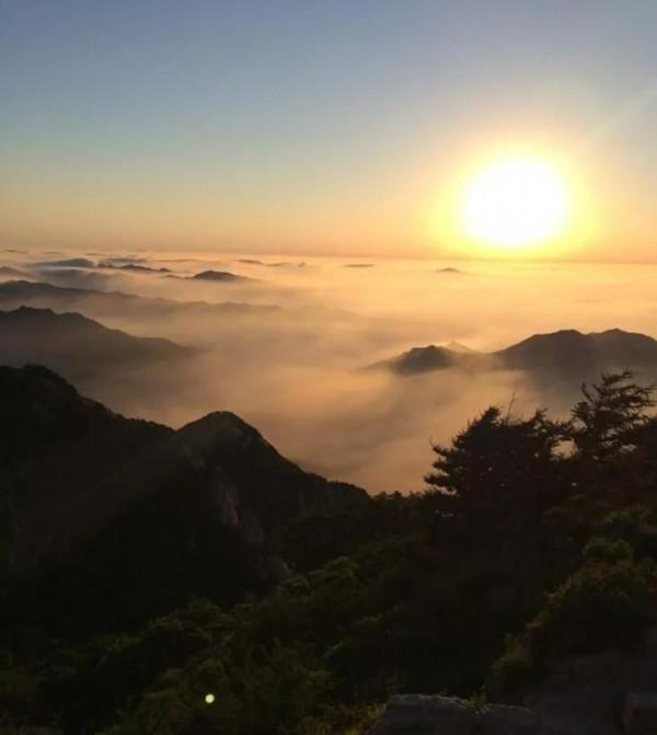 泰山雲海，蔚為壯觀