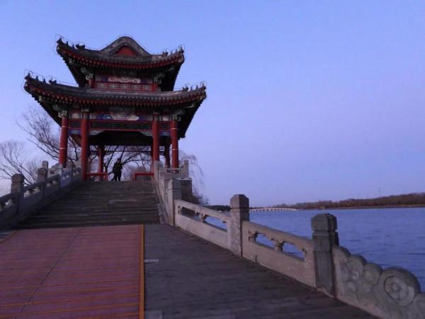 初冬頤和園 西堤觀六橋