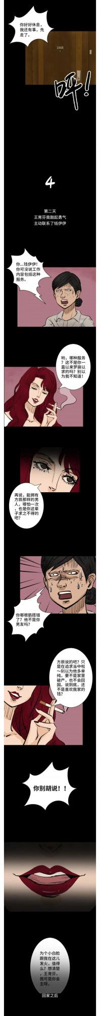 人性漫畫：《畫皮》換上美麗富家女的“臉”