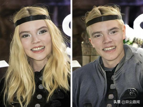 假如這18位女名人有個雙胞胎兄弟，他們的相貌會是什麼樣