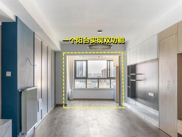 1個陽臺2頭分割槽,做法鄰居也認可,功能抵得上別人家南北雙陽臺 1個陽臺2頭分割槽,做法鄰居也認可,功能抵得上別人家南北雙陽臺