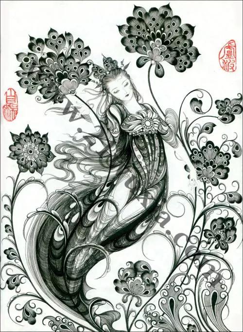 著名插畫師盧波作品欣賞