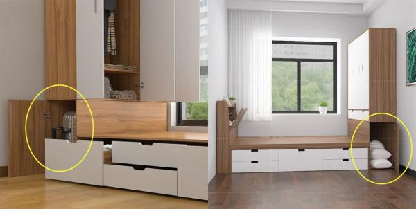 一語點醒夢中人,榻榻米側面40公分寬做窄櫃,小房間又多1㎡收納 一語點醒夢中人,榻榻米側面40公分寬做窄櫃,小房間又多1㎡收納