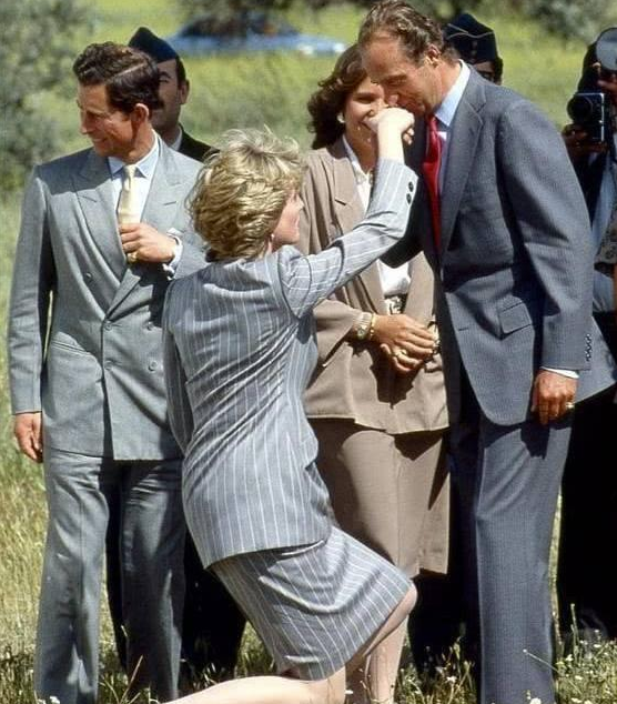 戴安娜行屈膝禮優雅得像仙女,卻在泰國行錯了禮,梅根行禮像侍女 戴安娜行屈膝禮優雅得像仙女,卻在泰國行錯了禮,梅根行禮像侍女