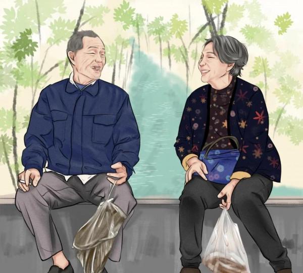 爺爺奶奶和孫子間的相處