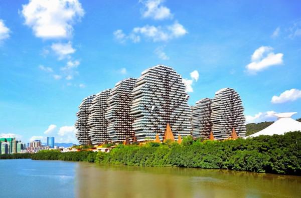 海南奇葩酒店大樓,建築就像棵大樹,極具吸引力,令人不可忽視 海南奇葩酒店大樓,建築就像棵大樹,極具吸引力,令人不可忽視