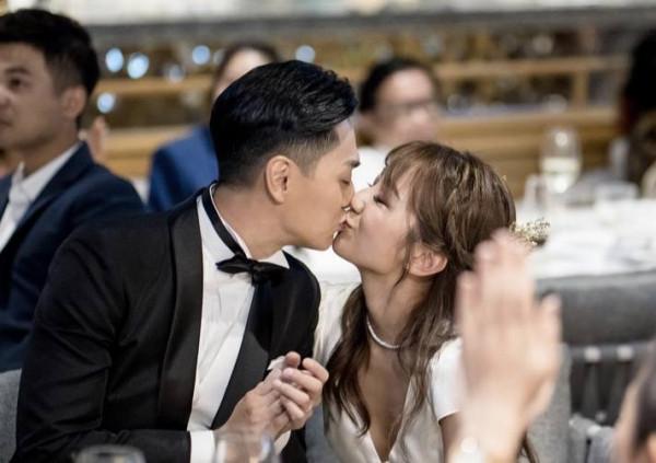 恭喜！TVB著名金童玉女下週補辦婚禮，女方腹部凸起疑似懷孕