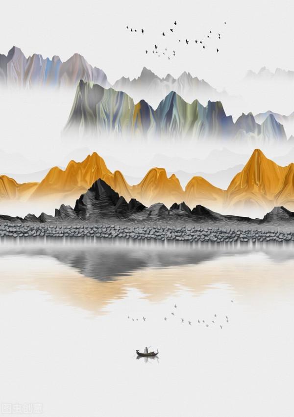 一眼心醉！古風水墨仙境圖。驚豔唯美中國風山水畫