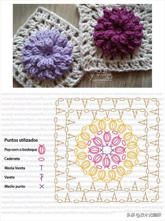 自從學會了鉤方格小花片，家裡大大小小的物件再也沒人比得上