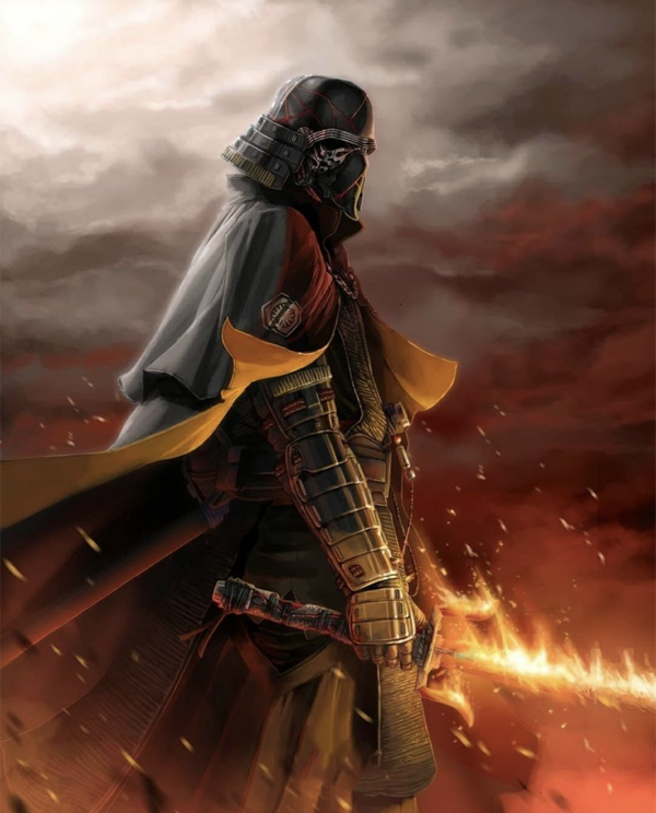 日本武士鎧甲之下並不一定都是東方人,還有可能是美漫當中的人物 日本武士鎧甲之下並不一定都是東方人,還有可能是美漫當中的人物