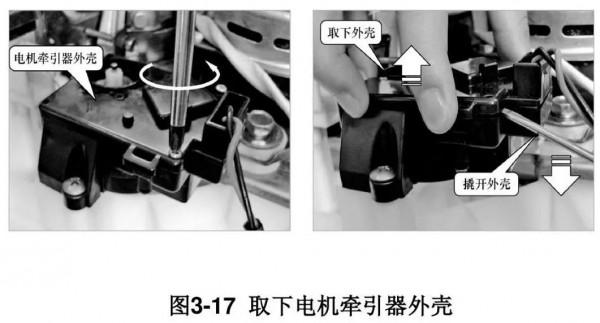 全自動洗衣機排水系統，排水牽引器工作原理，故障檢查方法