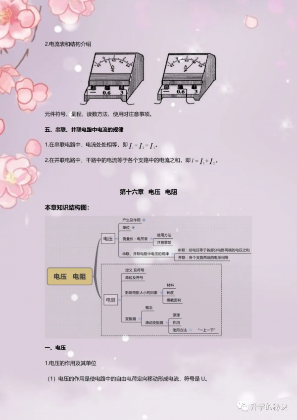 九年級物理上冊各章節知識點總結，考試重難點速記，衝刺滿分必備