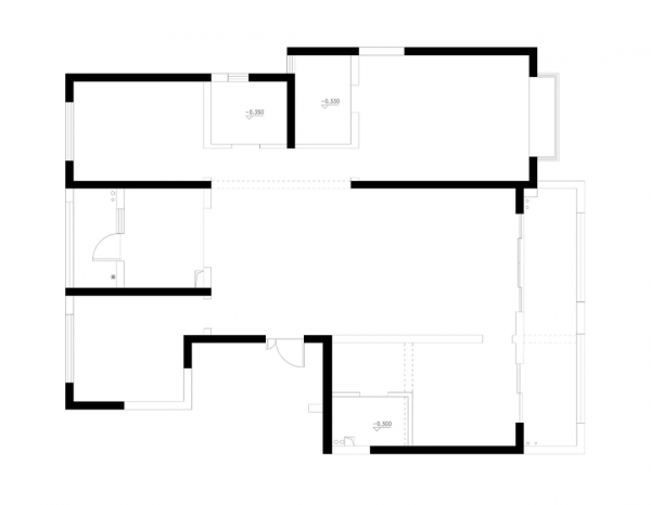 打通4個空間擁有完美客廳，工作收納娛樂一樣不落