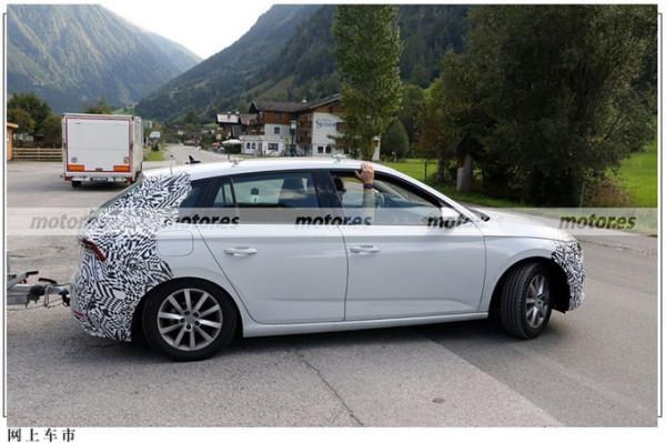 斯柯達新款SCALA外觀曝光！換搭新大燈，最快明年底正式亮相