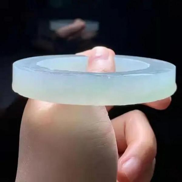 高品冰晴底手鐲胚+成品太美了