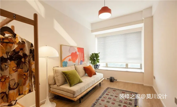 107㎡度假風三居室,暖橘色+復古綠,享受優雅又慵懶的生活 107㎡度假風三居室,暖橘色+復古綠,享受優雅又慵懶的生活