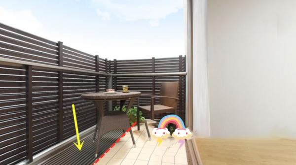 國外陽臺新操作,外沿加寬圍一圈不鏽鋼格柵板,面積增加通風透氣 國外陽臺新操作,外沿加寬圍一圈不鏽鋼格柵板,面積增加通風透氣