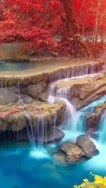 分享，最美瀑布，收藏了.