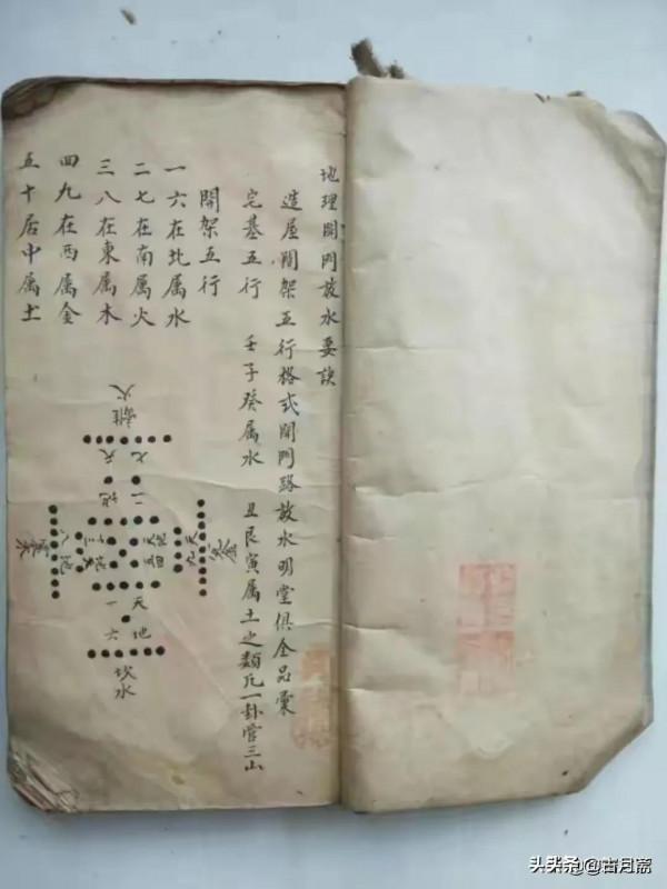 珍貴古籍手抄本《地理秘訣》 珍貴古籍手抄本《地理秘訣》