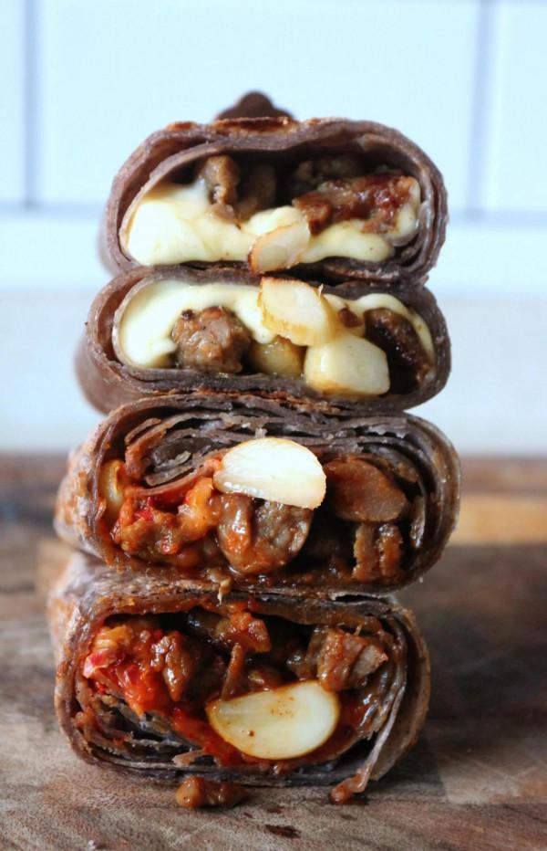 減脂期吃什麼？！牛肉粒全麥捲餅