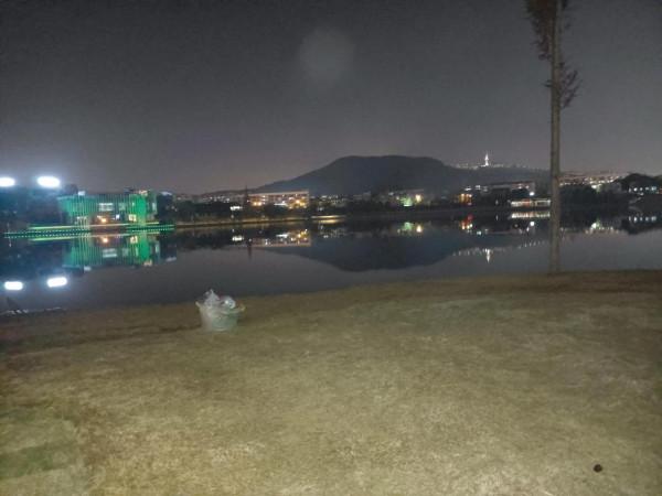 美麗的後湖夜晚