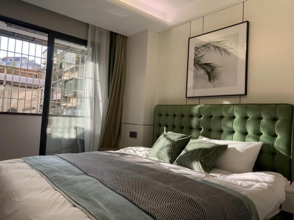 90㎡輕奢風：淺綠色彩空間，觸手可及的自然