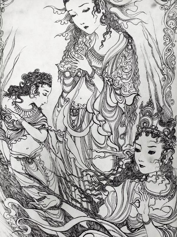 著名插畫師盧波作品欣賞