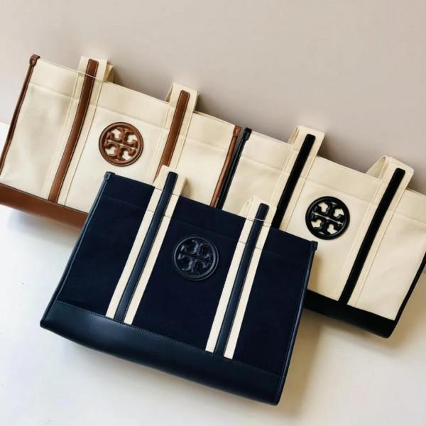 帆布五彩繽紛的立體字母LOGO單肩手提包