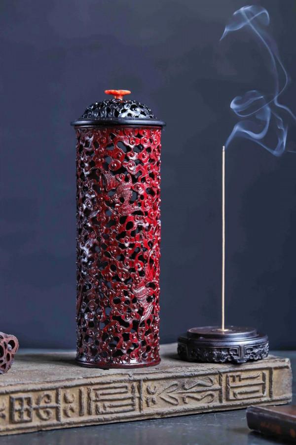 小葉紫檀 | 五福香爐