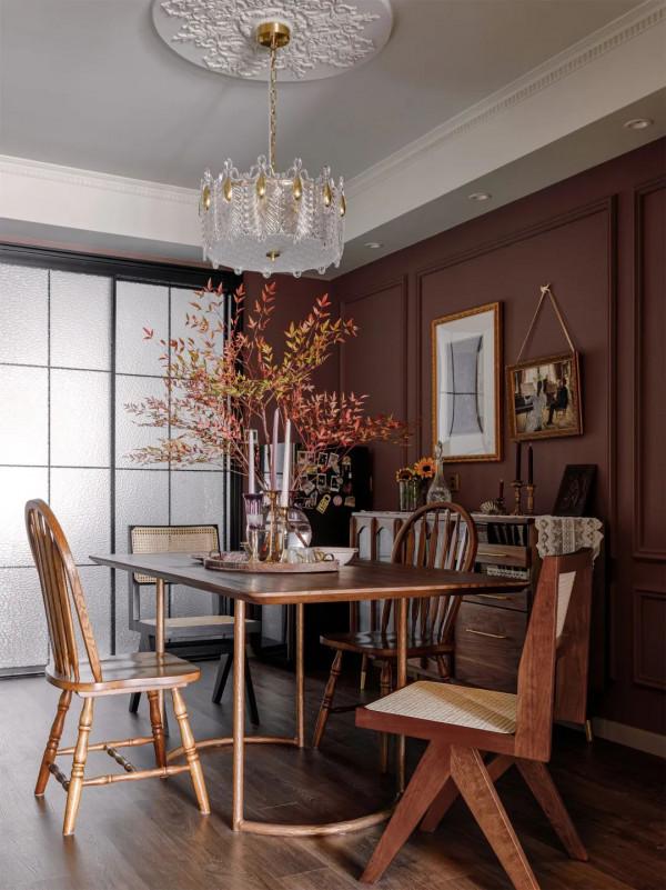 110㎡復古混搭三居，每個視角都美如畫，在家分分鐘被治癒