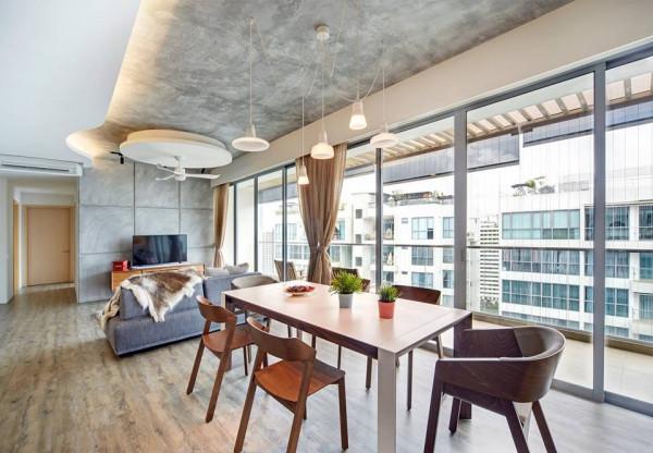 112㎡無玄關進門就是大橫廳，大大方方清爽舒適，多住10年也不膩