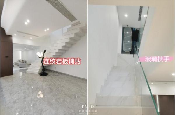 比起大理石我更喜歡巖板，能上牆能鋪樓梯，花紋漂亮規格大也耐磨