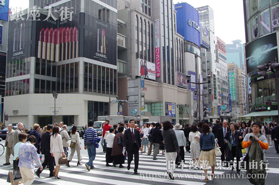 東京旅遊指南之銀座大街