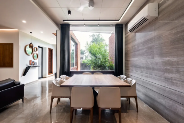 印度西杜住宅,懸浮的磚盒 印度西杜住宅,懸浮的磚盒