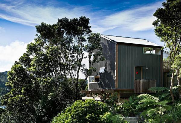 建築師在紐西蘭50平米的生活、工作和休閒的小房子