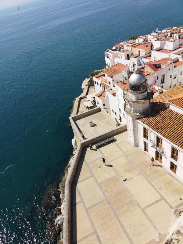 在西班牙小鎮潘尼斯科拉