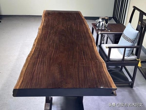 黑檀（風車木）實木大板，紋形不錯哦