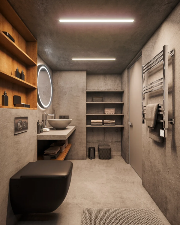 70㎡ 的 LOFT,裸裝的混凝土空間也可以很溫馨 70㎡ 的 LOFT,裸裝的混凝土空間也可以很溫馨