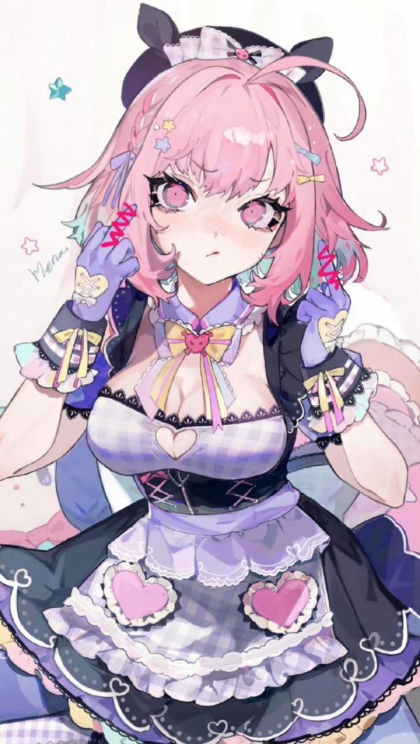 插畫分享｜非常具有個性的一組賽璐璐人物桌布